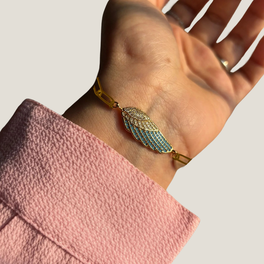 Wing Charm Bracelet