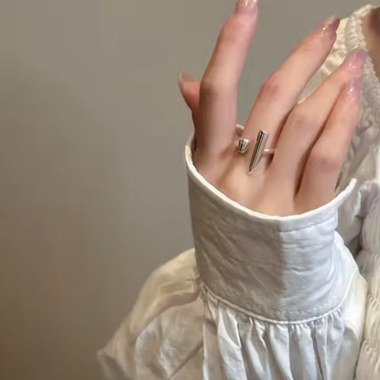 The Sleek Modern Toggle Ring