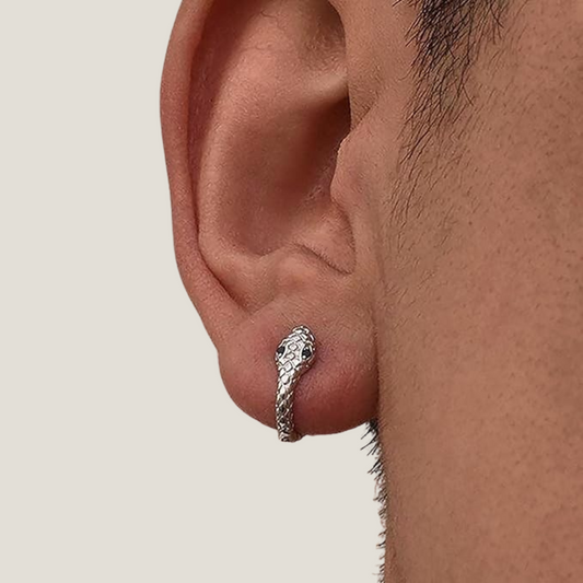 Snakelet Stud Hoops: Enduring Style