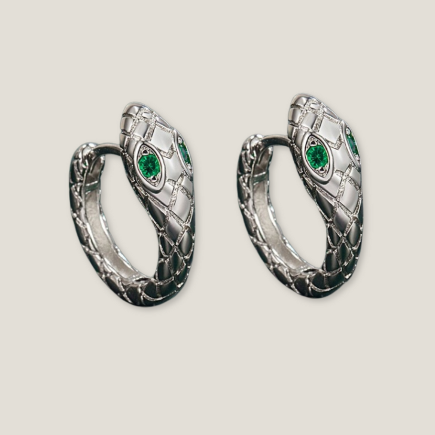 Snakelet Stud Hoops: Enduring Style