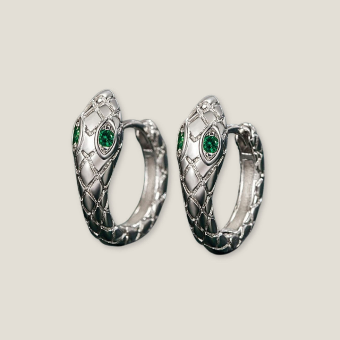 Snakelet Stud Hoops: Enduring Style