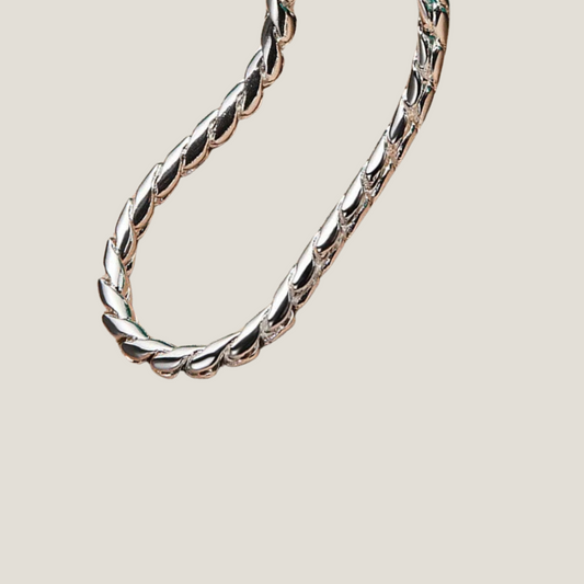 Liquid Steel Weave: Stainless Steel Snake Chain