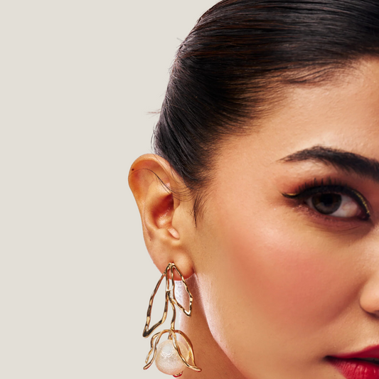 Floral Drop Earrings