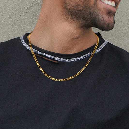 The Golden Standard Figaro | 18K Gold Plated Chain