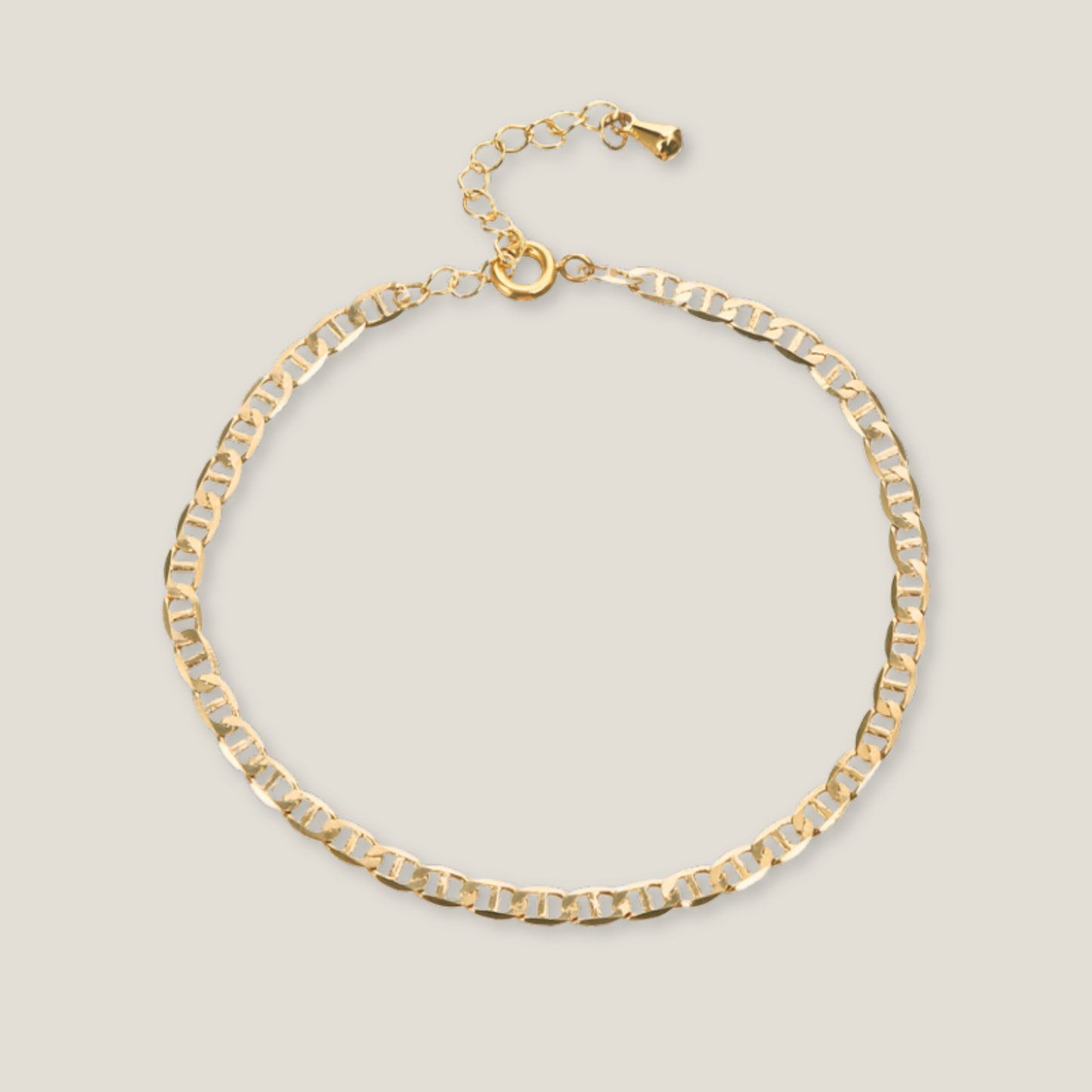 Golden Anchor Chain | 18K Gold Plated