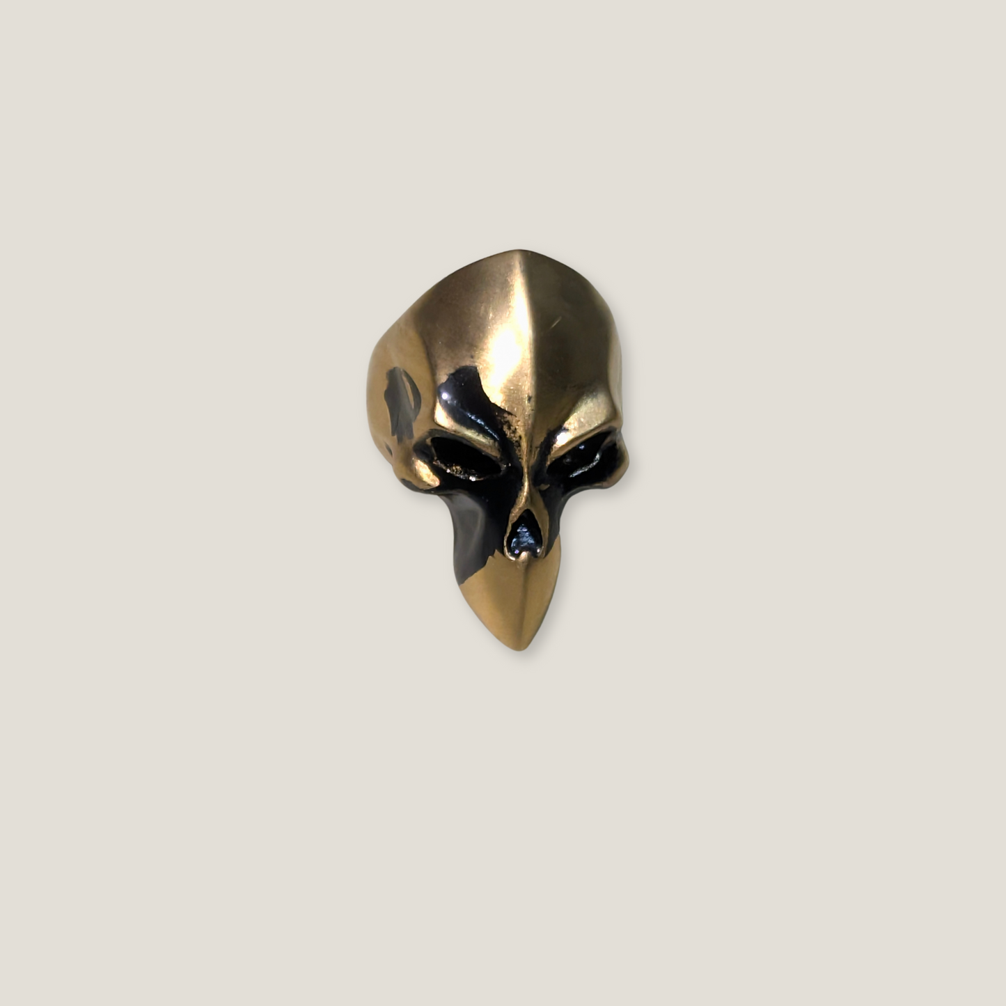 Golden Sculptural Statement Ring | 18K Gold Plated