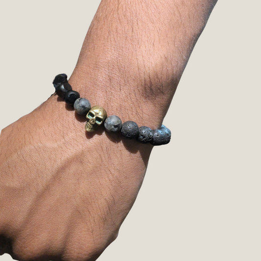 Shadow Skull & Stone Power Bracelet