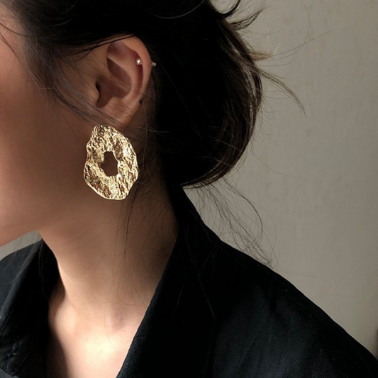 Textured Statement Earrings