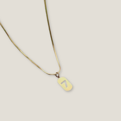 Lucky Number 7 | 18K Gold Plated