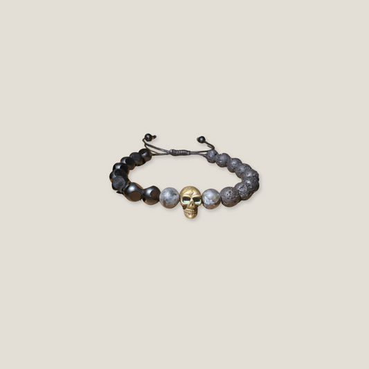 Shadow Skull & Stone Power Bracelet