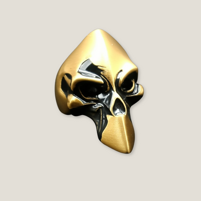Golden Sculptural Statement Ring | 18K Gold Plated